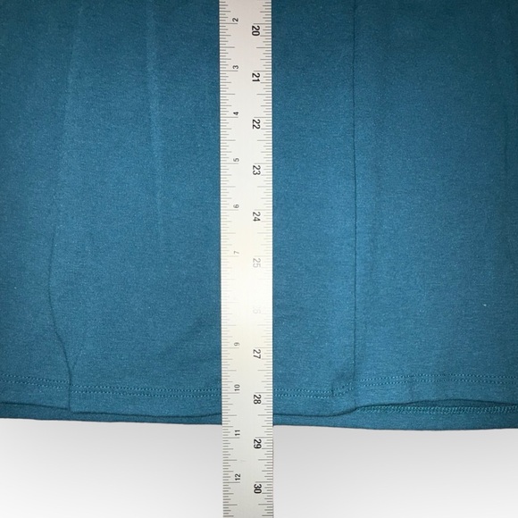 NWT LANE BRYANT Mockneck Tee with Cutout Blouse - 14/16 Legion Blue - Picture 11 of 14